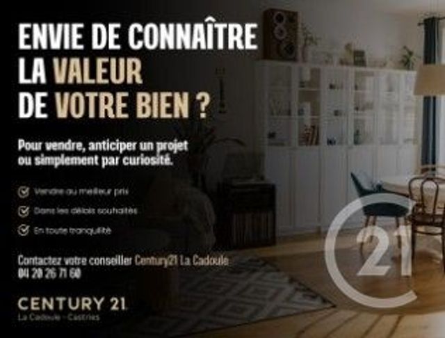 Appartement T4 à vendre - 4 pièces - 108.68 m2 - MAUGUIO CARNON - 34 - LANGUEDOC-ROUSSILLON - Century 21 La Cadoule