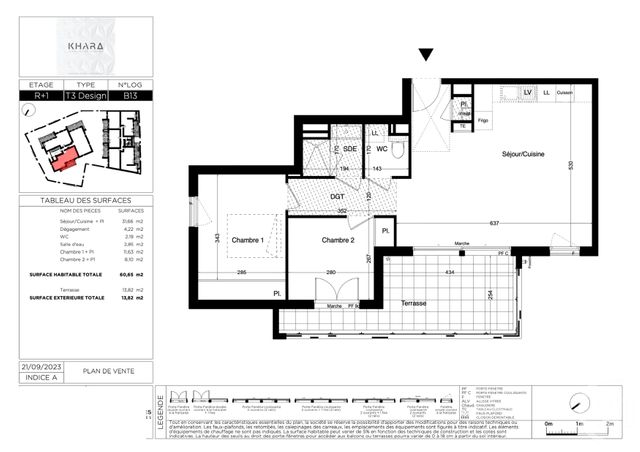 Appartement T3 à vendre - 3 pièces - 60.65 m2 - CASTELNAU LE LEZ - 34 - LANGUEDOC-ROUSSILLON - Century 21 La Cadoule