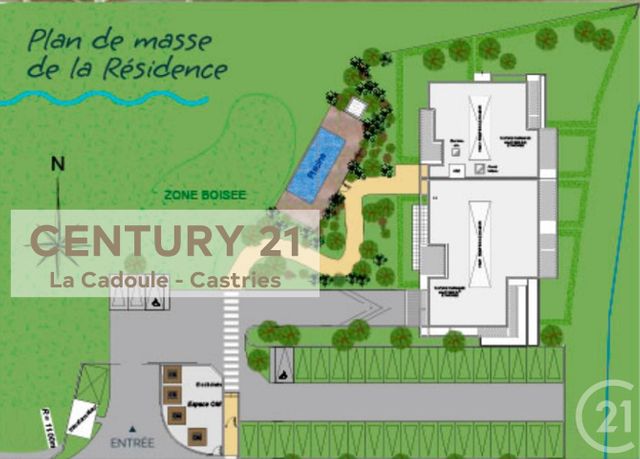 Appartement T2 à vendre - 2 pièces - 40.89 m2 - AGDE - 34 - LANGUEDOC-ROUSSILLON - Century 21 La Cadoule