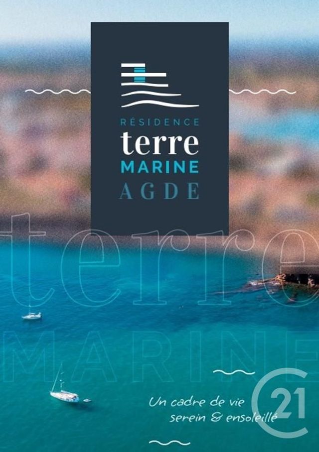 Appartement T2 à vendre - 2 pièces - 40.89 m2 - AGDE - 34 - LANGUEDOC-ROUSSILLON - Century 21 La Cadoule