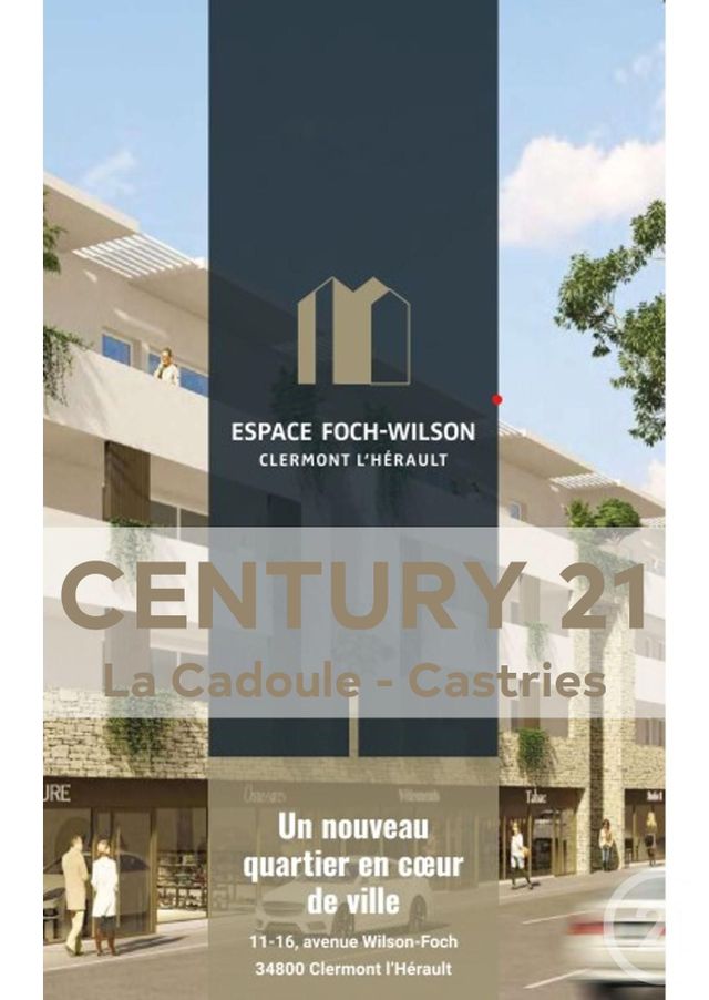 Appartement Local à vendre - 1 pièce - 79.2 m2 - CLERMONT L HERAULT - 34 - LANGUEDOC-ROUSSILLON - Century 21 La Cadoule